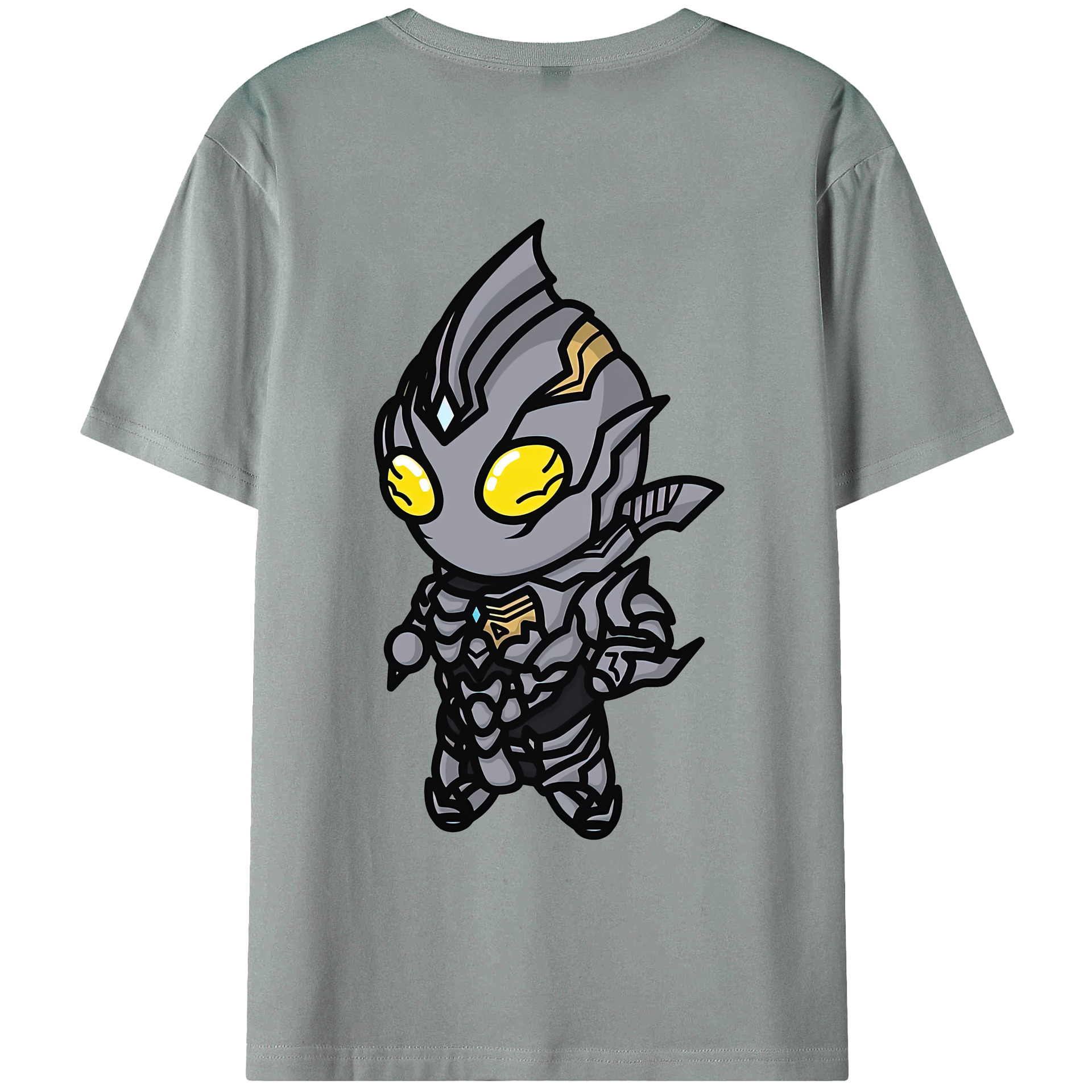 （画像用） ウルトラマン Ultraman 綿100％ メンズ半袖Tシャツ（バックプリント） 通気性